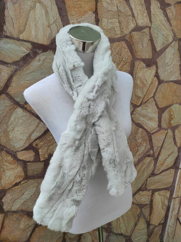 Fur scarves, fur scarf womens, rex rabbit fur scarf, fur collar